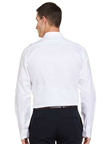 Arrow Men's Solid Full Sleeve Slim Fit Cutaway Collar Cotton Formal Shirt (ARCBOSH0001_White_40) - Image 6