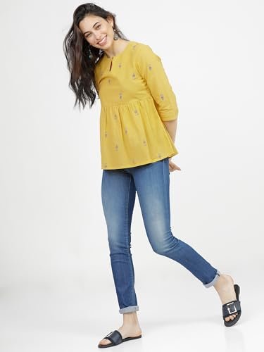 Vishudh Women's Stylish Top | Casual & Chic Everyday Wear | Soft, Comfortable & Stylish | Ethnic Top for Women - Image 2