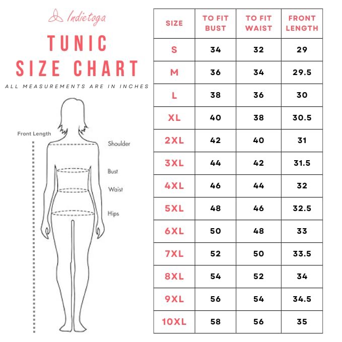 Indietoga Women's Plus Size Maroon Solid Cotton Tunic Tops (4XL) - Image 9