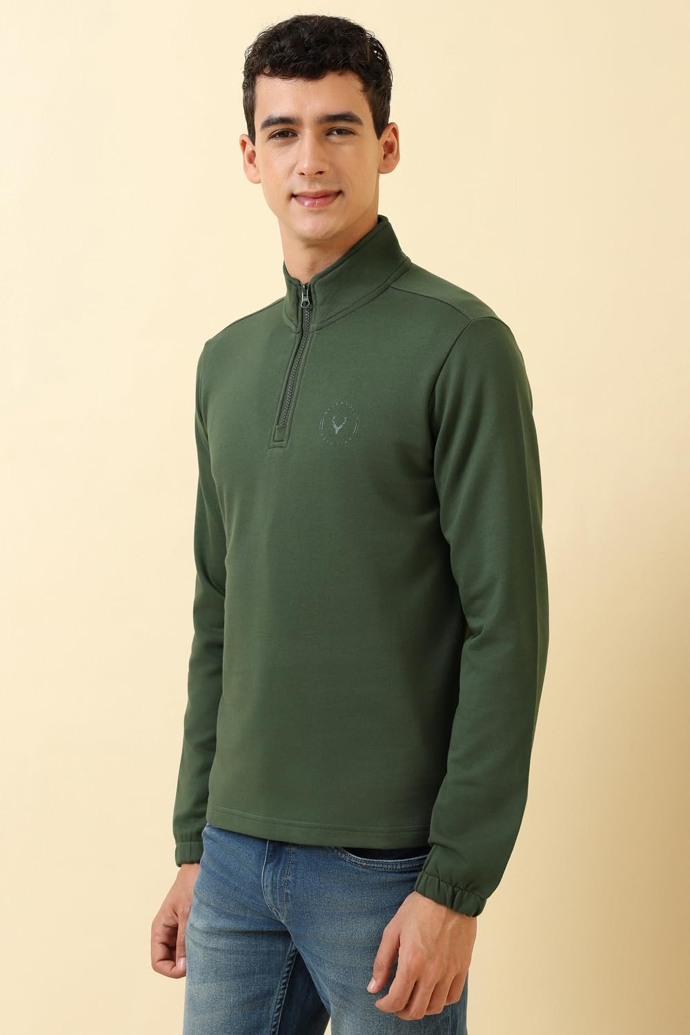 Allen Solly Mens Sweatshirt Kombu Green - Image 5