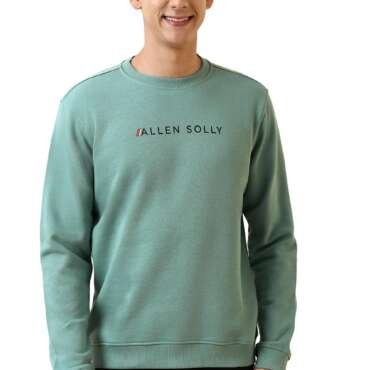 Allen Solly Casual Sweatshirt Sea Green