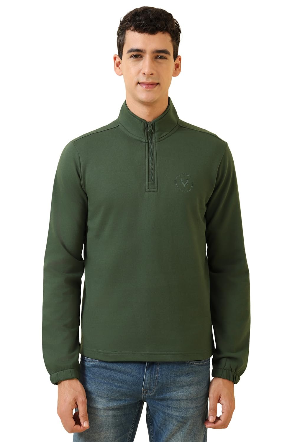 Allen Solly Mens Sweatshirt Kombu Green