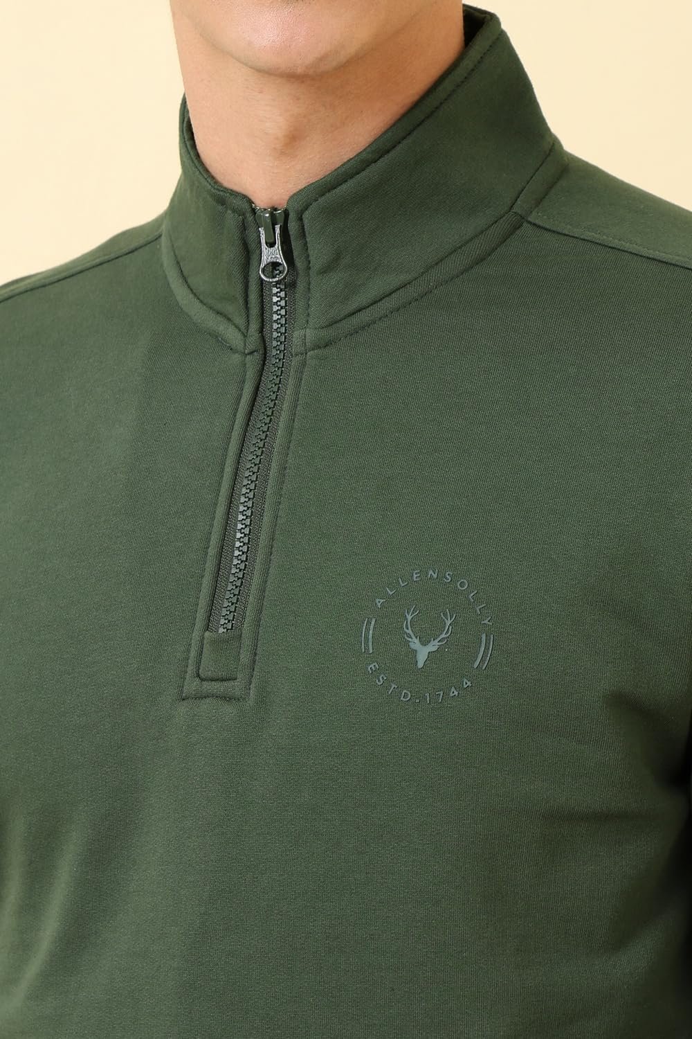 Allen Solly Mens Sweatshirt Kombu Green - Image 3