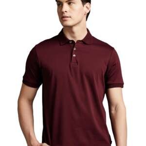 Symbol Premium Men's Cotton Super Soft Classic Polo T-Shirt: Regular Fit (Syp-A22-Pl-01_Maroon_L)