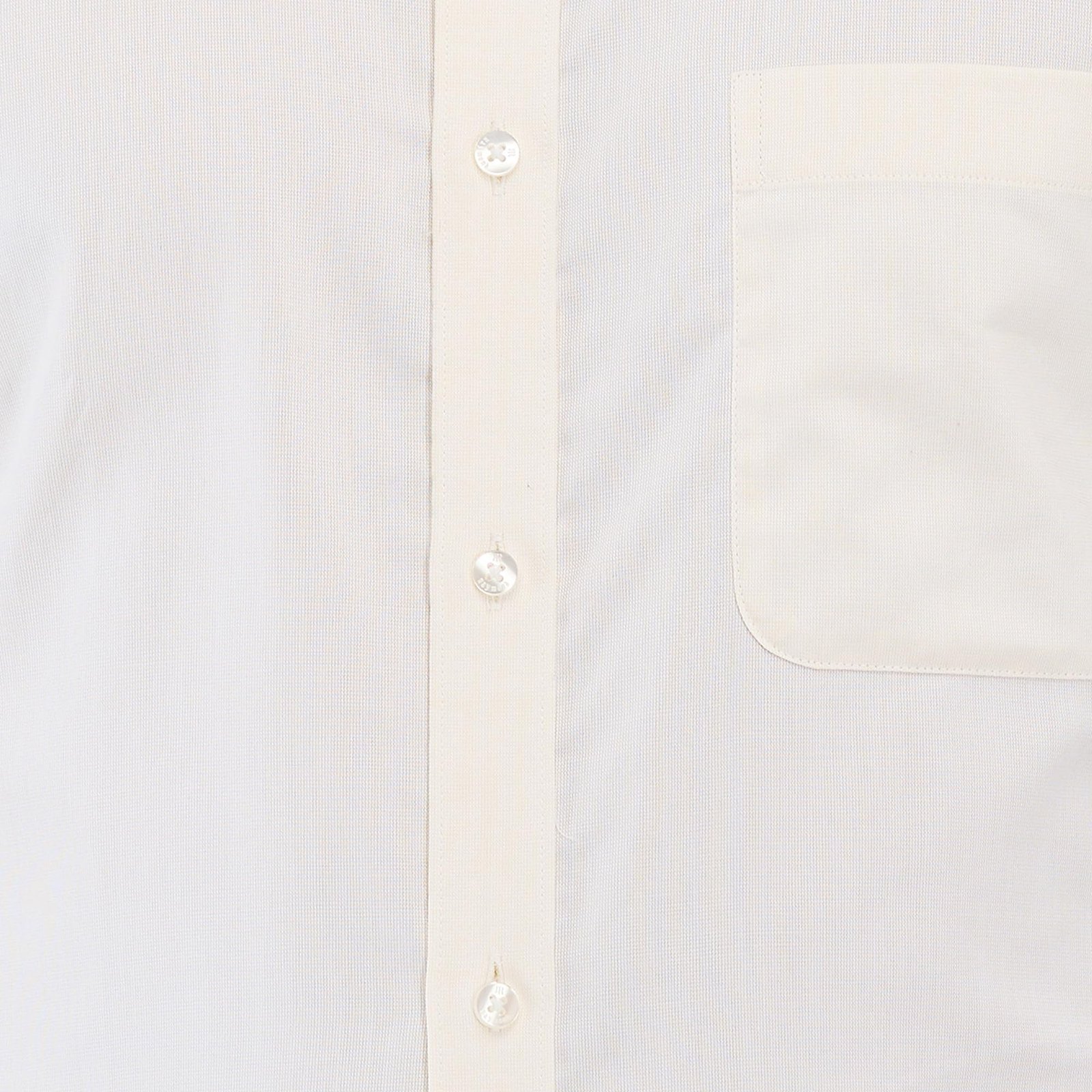 Raymond Men Slim Fit Structure Pattern Pure Cotton Semi Cutaway Collar Full Sleeve Formal Shirt (Size: 42)-RMSX13236-F3 Medium Fawn - Image 2