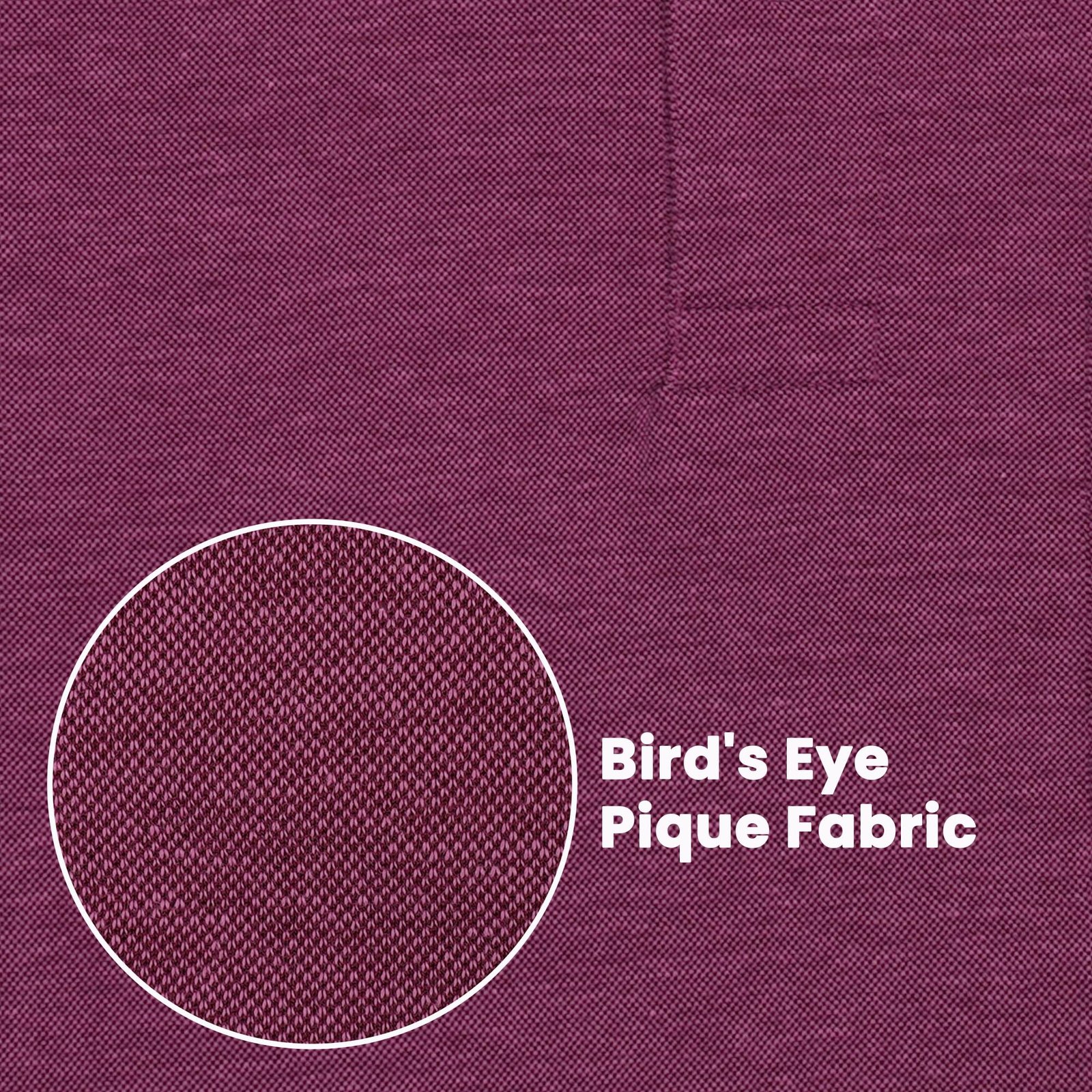 Peter England Men's Premium Branded Regular Fit Half Sleeve Polo T-Shirt with Pocket | Cotton Rich | Birds Eye Interlock Weave Magenta - Image 7