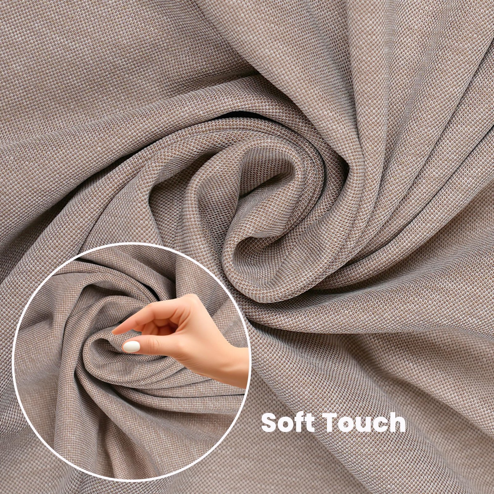 Peter England Men's Premium Branded Regular Fit Half Sleeve Polo T-Shirt with Pocket | Cotton Rich | Birds Eye Interlock Weave Beige - Image 3